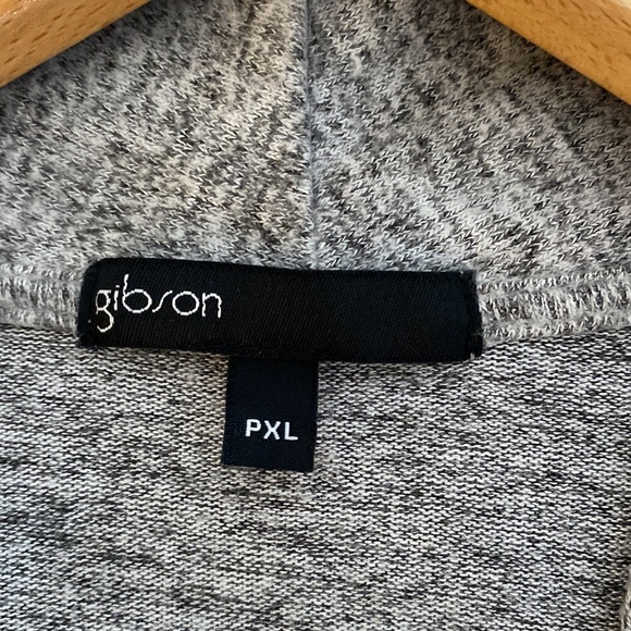 Gibson x Living in Yellow Gray Knit Wrap Top - Picture 3 of 4